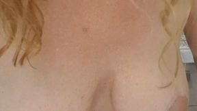 Just for fun titty dipping, sweet iced boobs, with sprinkles