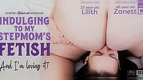 Lilith - Zanett - Curvy Stepmom Zanett Loves Facesitting Her Big Ass And Hairy Pussy On Her Fetish Loving Stepdaughter