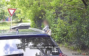 Lady lyne - big tits babe takes cock for cash, forgive me father