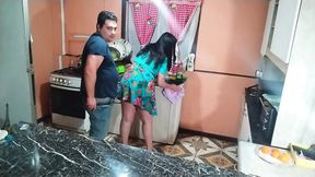 When you have a wife who loves sex, you fuck her everywhere. Sex in the kitchen