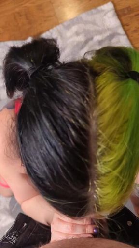 POV Facial from your submissive slut💦