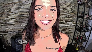 Verena Chaves em pov animado com muito anal