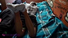 Sexy boy gets used by his chubby, horny friend