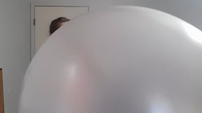 Naughty Nora Found a 3 ft Clear Big Balloon: How Exciting to See This Balloon Get Bigger Than Expected B2P