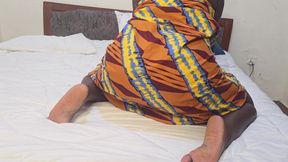 African Woman Trying to Squirt in Her Room
