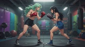 Mixed Boxing Stories #3: Confession of the Mint Green Dominator in the Ring