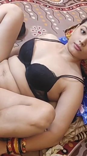 Thrilling moment from &quot;Dewar Bhabhi Ke Liye New Chudiya Laya Bhabi Khus Ho Gayi Dewar Se Chudai&quot;
