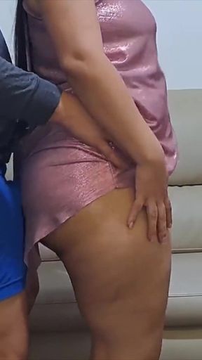 Jaw-dropping moment from "Dancing she can't stand the hard cock brushing her Big Ass and she gets very hot."