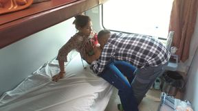 Hot Desi couple fucking inside the train journey full nude Sex video