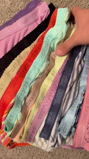 Vintage VS cotton panty jerk