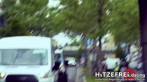 Unexpected Encounter: Blonde German MILF Sophie Logan Spotted on the Street!