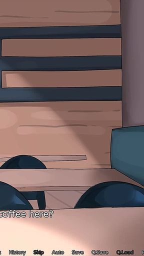 Hazelnut Latte: Male Blows a Shemale Ladyboy Barista at the Counter While She Works - Episode 23