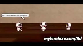 Blonde Foxy Babe Takes Massive Cock in Steamy 3D Hentai Encounter
