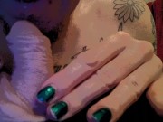FTM Blowjob Packer, Messy Blowjob, Spit, Eye Contact