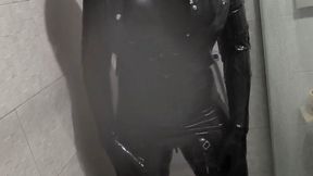 Rubberdoll in the Shower