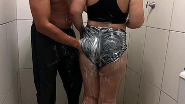 I SAW my stepbrother taking a shower and I want him to fuck me DRYHUMPING - FREE WV