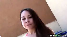 Povlife hot Big Tits dark haired teenager mika sparx Big Cock pov h