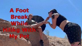 A Foot Break While Hiking With My Pet Raven Vice And Autumn Bodell Lesbian Foot Worship Foot Domination Goddess Feet Foot Licking Foot Slave Training HDWMV