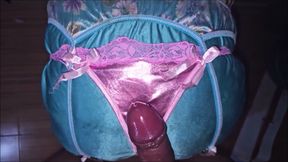 pantyjob satin panties 18