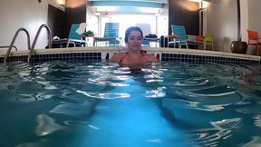 Hotel pool adventure