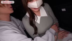 H Cup Busty Wife - Neglected by Her Husband She Seduces a Younger Man in His Car
