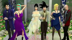 Chi Chis Forbidden Affair Unfolds During Her Wedding to Goku in DB Erotica