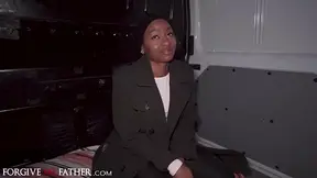 Hot ebony thief caught and punished in hardcore POV action