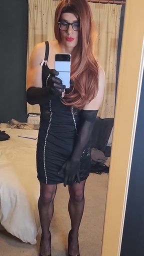 Touching yourself in layers of nylon is soo hot