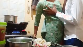indian hot ex-wife get fuck while cooking