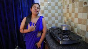INDIAN WIFE GOT THE MOOD IN KITCHEN AND HER HUSBAND CAME AND HAD SEX WITH HER