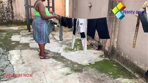 HORNY HOUSE WIFE SEARCH FOR BBC WHILE SHE DRIES STEPSON CLOTHES  PLEASE SUBSCRIBE TO RED/SHEER