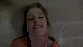 Jail Time BDSM for Brunette teen 18+- Cleo Clementine