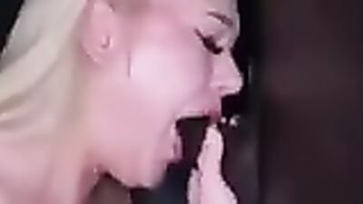 Vanna Rose's First Gloryhole Experience: Deepthroating, Handjobs, and Cumshots galore!