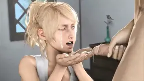 Lady Lunafreya Loves Her Cum