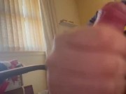 Quick wank with big cumshot ( more public content soon)