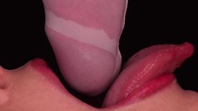 Close Up: Best Milking Mouth Made You Cum Twice in Pants! Wet Sensual Blowjob...