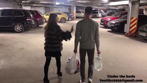 Karina in the Parking