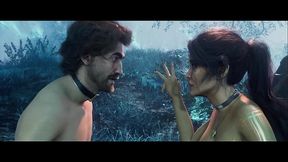 Asian beauty Lune gets pounded by huge white cock