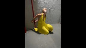 Vika Handcuffed in the Stairwell mp4