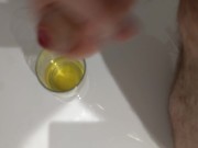 Piss, cum & spit cocktail