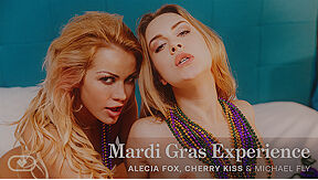 Alecia Fox, Cherry Kiss And Mardi Gras - Incredible Sex Clip Missionary Craziest Only Here