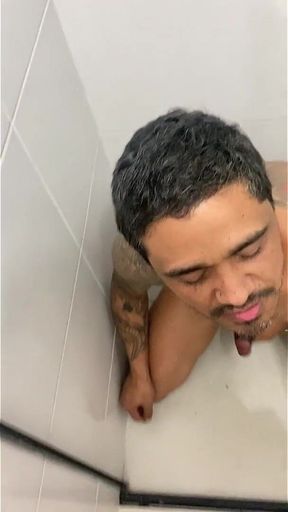 Cum and Pee on His Face