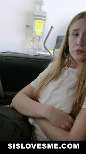 Step Sister Audrey Hempburne Likes To Think About Her Stepbro's BWC When She Is Touching Herself   Clip 3