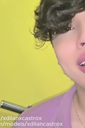 Cute Twink Gets Fucked Bareback by Straight Guy on the Stairs of His Building