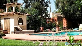 Codi Vore: Blonde Bombshell in Black Lingerie