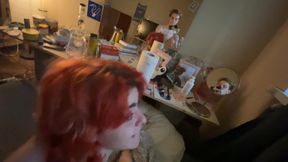 Merely Got Busted Playing with Her Hairy Pussy