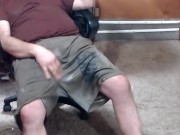 Pissing Nike shorts