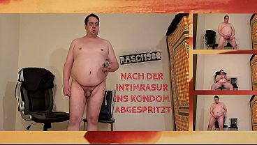 Nach der Intimrasur ins Kondom abgespritzt - Pasci1980
