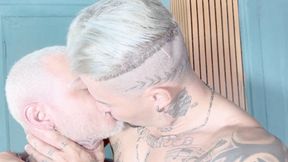 2 HOT BLONDES KISSING VERY INTENSIVELY - BY HARRISON BLONDE AND BRENDON CLARK - CLIP 2