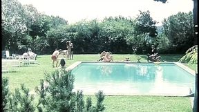 They Celebrate the Birthday of a Friend with a Great Orgy by the Pool